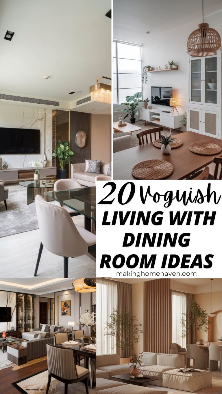 How To Decorate Living Room Dining Room Combo - Making Home Haven