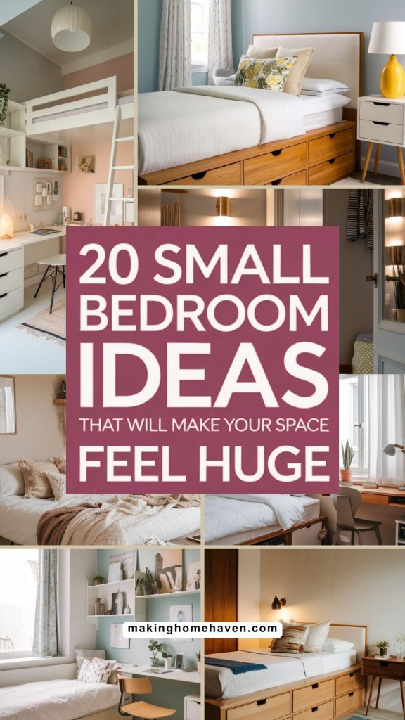 20 small bedroom ideas