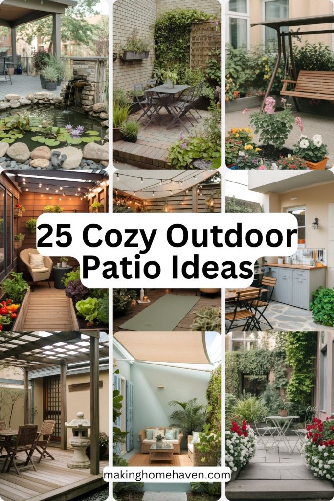 cozy outdoor patio ideas