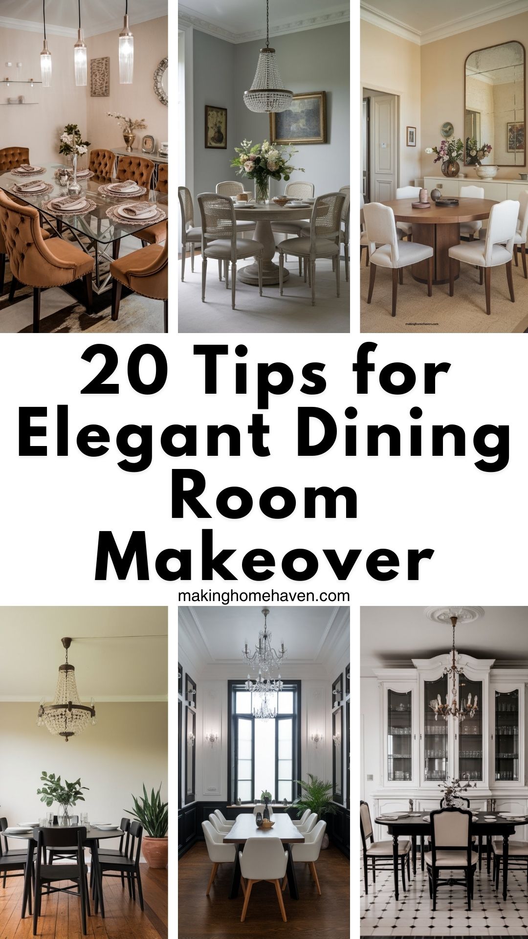 20 Elegant Dining Room Makeover Tips - Making Home Haven