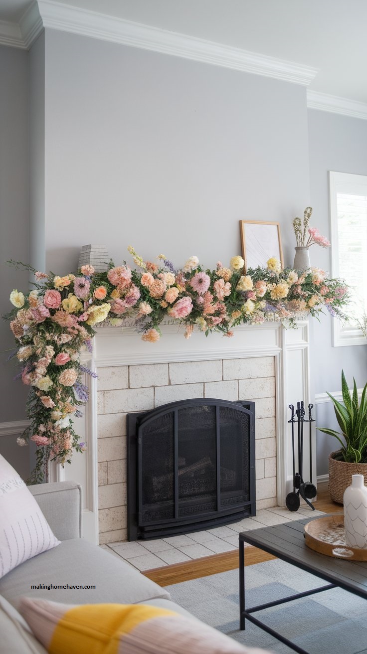 20 Spring Mantel Decor Ideas You’ll Love