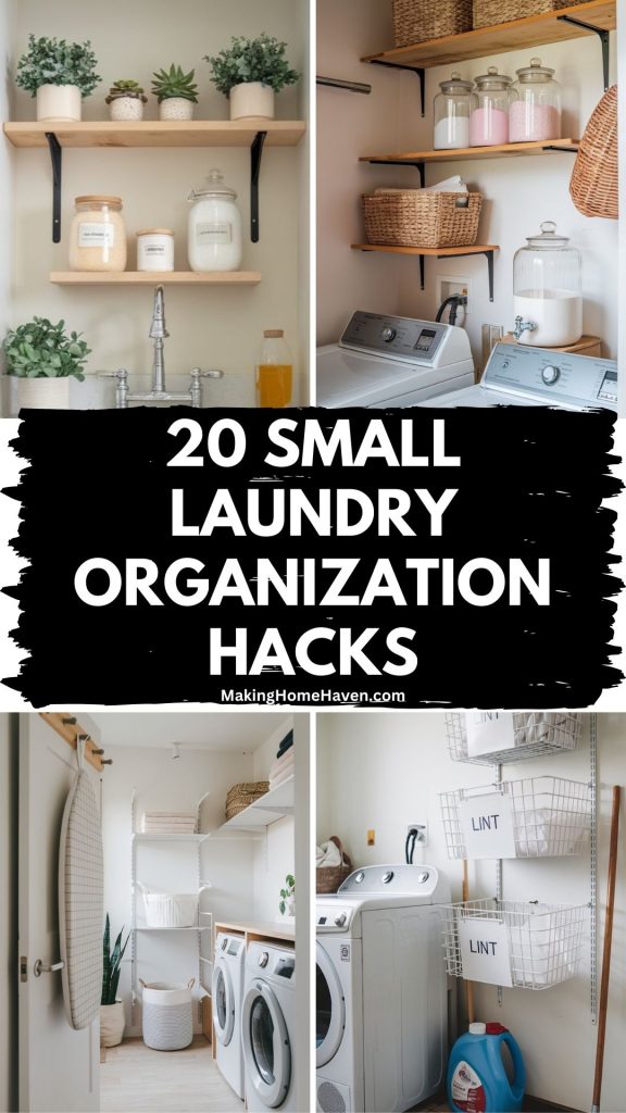 20 small Laundry Room Organization ideas