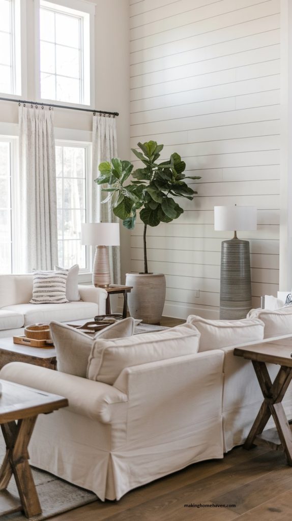 Shiplap paneling
