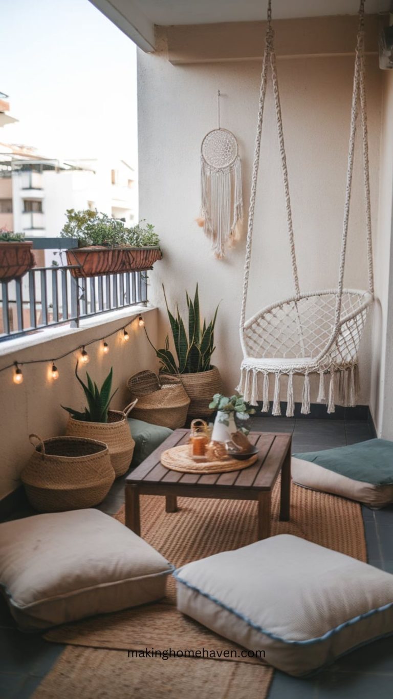 20 Small balcony decor Tips for Cozy Outdoor