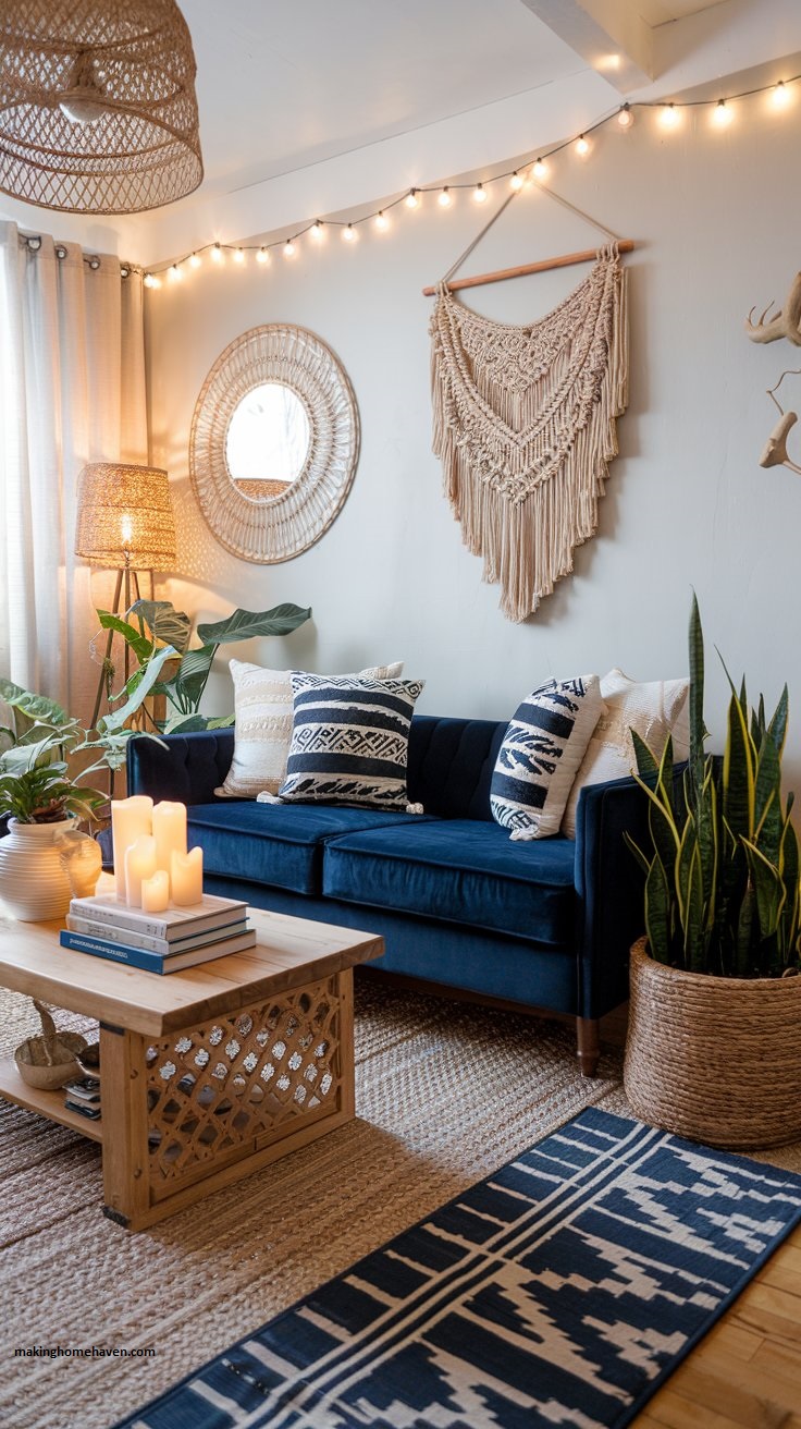 20 Cozy boho living room - Making Home Haven