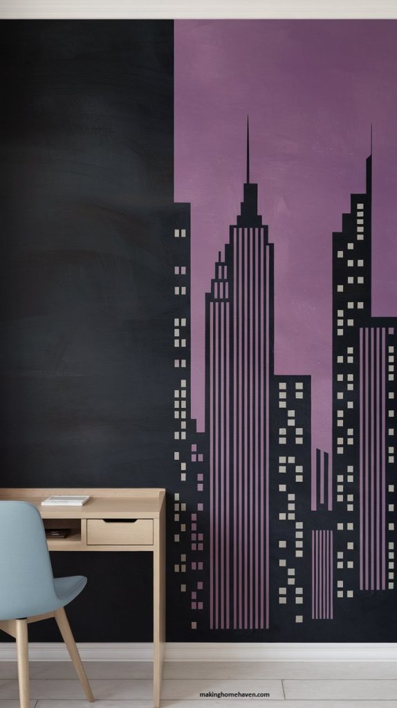 chalk paint Accent wall