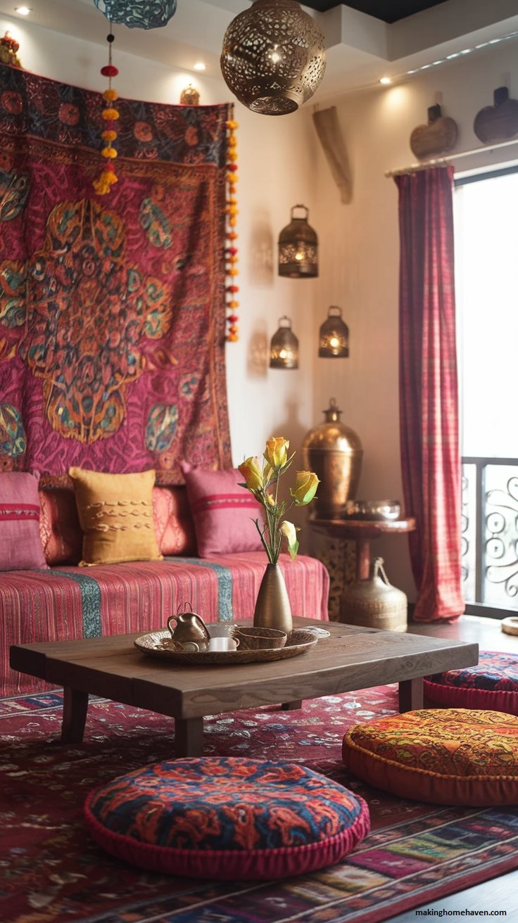 20 Cozy boho living room - Making Home Haven