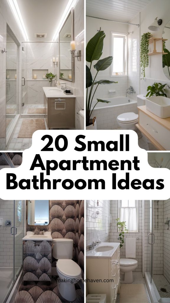 20 small apartment bathroom