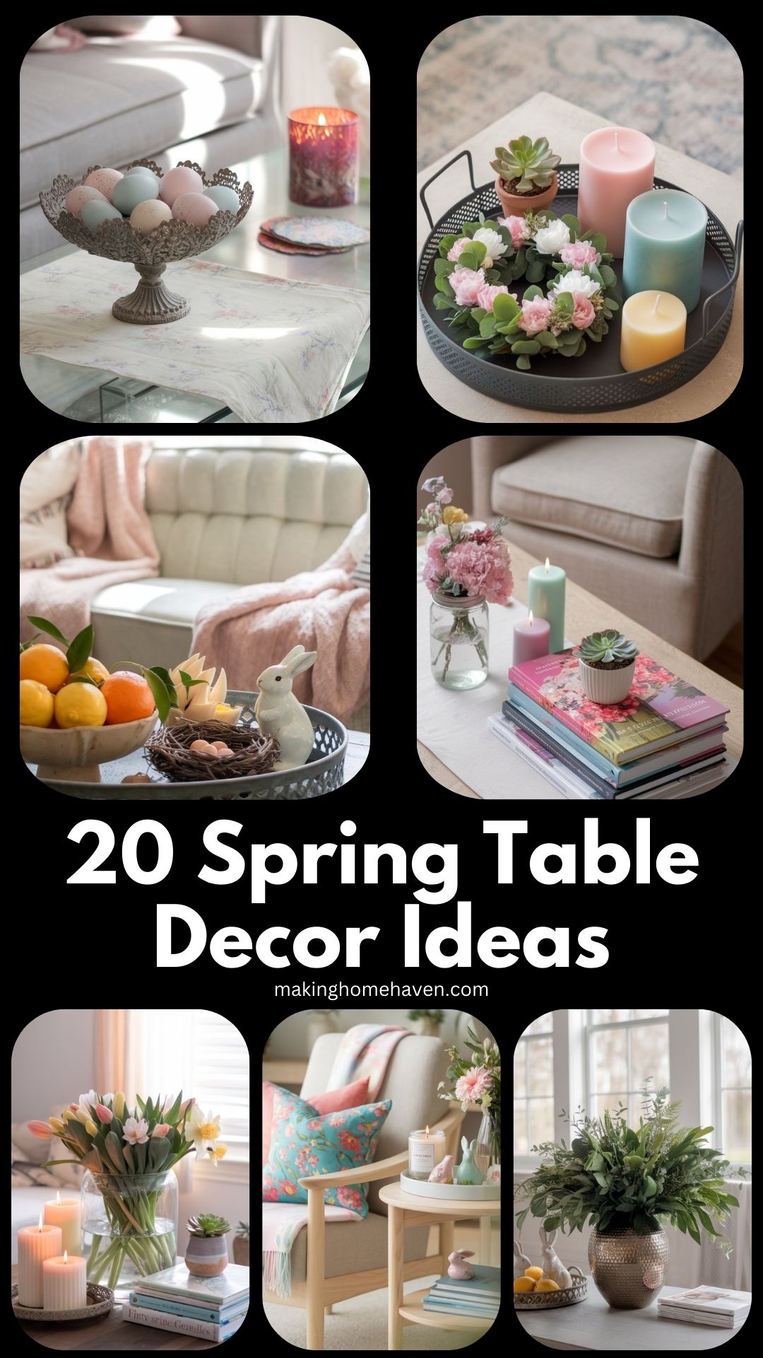 20 Stylish Spring Table Decor Ideas - Making Home Haven