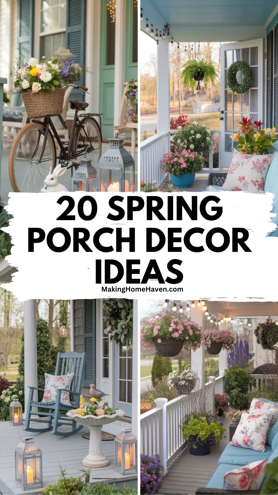 20 gorgeous spring porch decor Ideas - Making Home Haven
