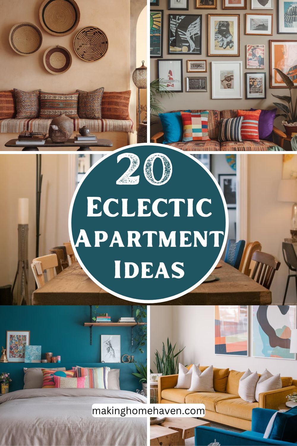 20 eclectic apartment Ideas for Funky Vibe - Making Home Haven